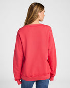 Candy Red $|& Project Social T Merry & Bright/Silent Night Reversible Sweatshirt - SOF Back