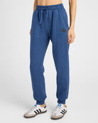 Navy $|& Interval Football Graphic Joggers - SOF Front