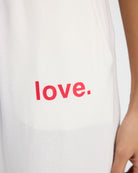 Cream $|& SEAS Shoreline Hacci "Love" Graphic Jogger - SOF Detail