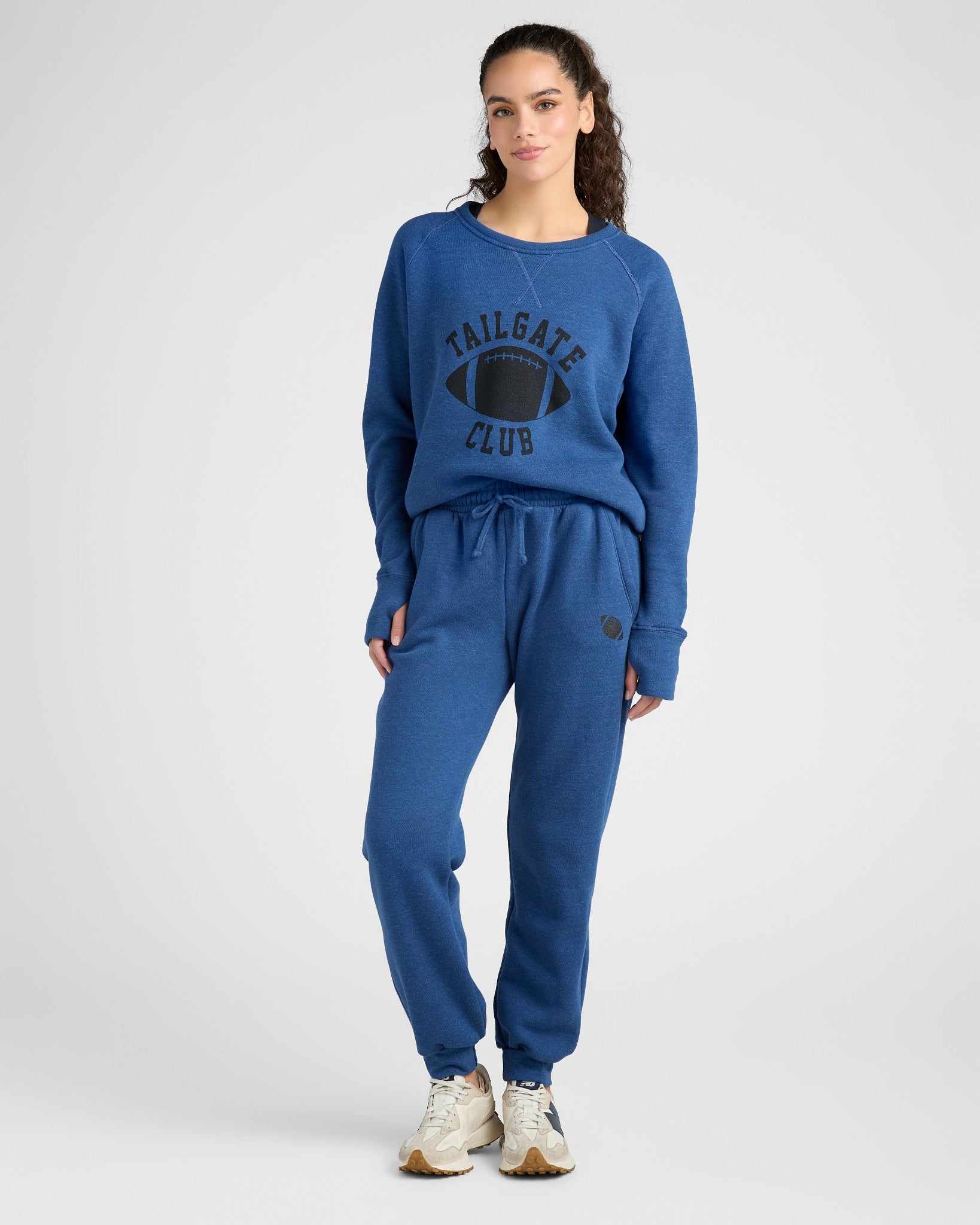 Navy $|& Interval Tailgate Club Graphic Pullover - UGC On Fig