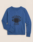 Navy $|& Interval Tailgate Club Graphic Pullover - Hanger Detail