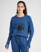 Navy $|& Interval Tailgate Club Graphic Pullover - SOF Front