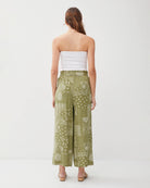Olive Paisley $|& Be Cool Belted Pant - VOF Back