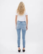 Fell For You $|& Mica Denim Mid Rise Crop Skinny Jeans - VOF Back