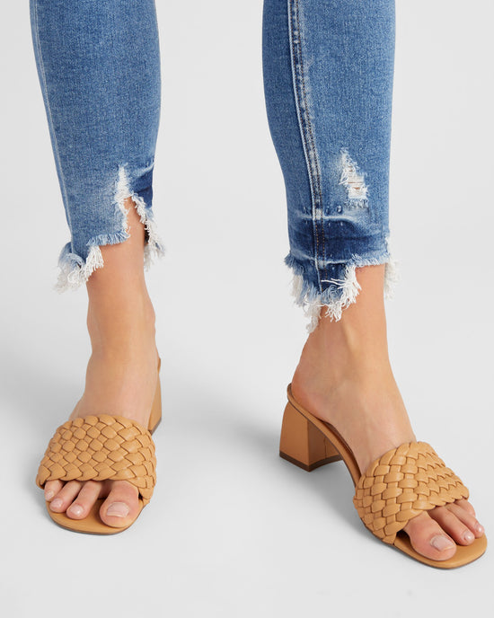 Away From Me Blue $|& Mica Denim Mid Rise Ankle Skinny Jeans - SOF Detail