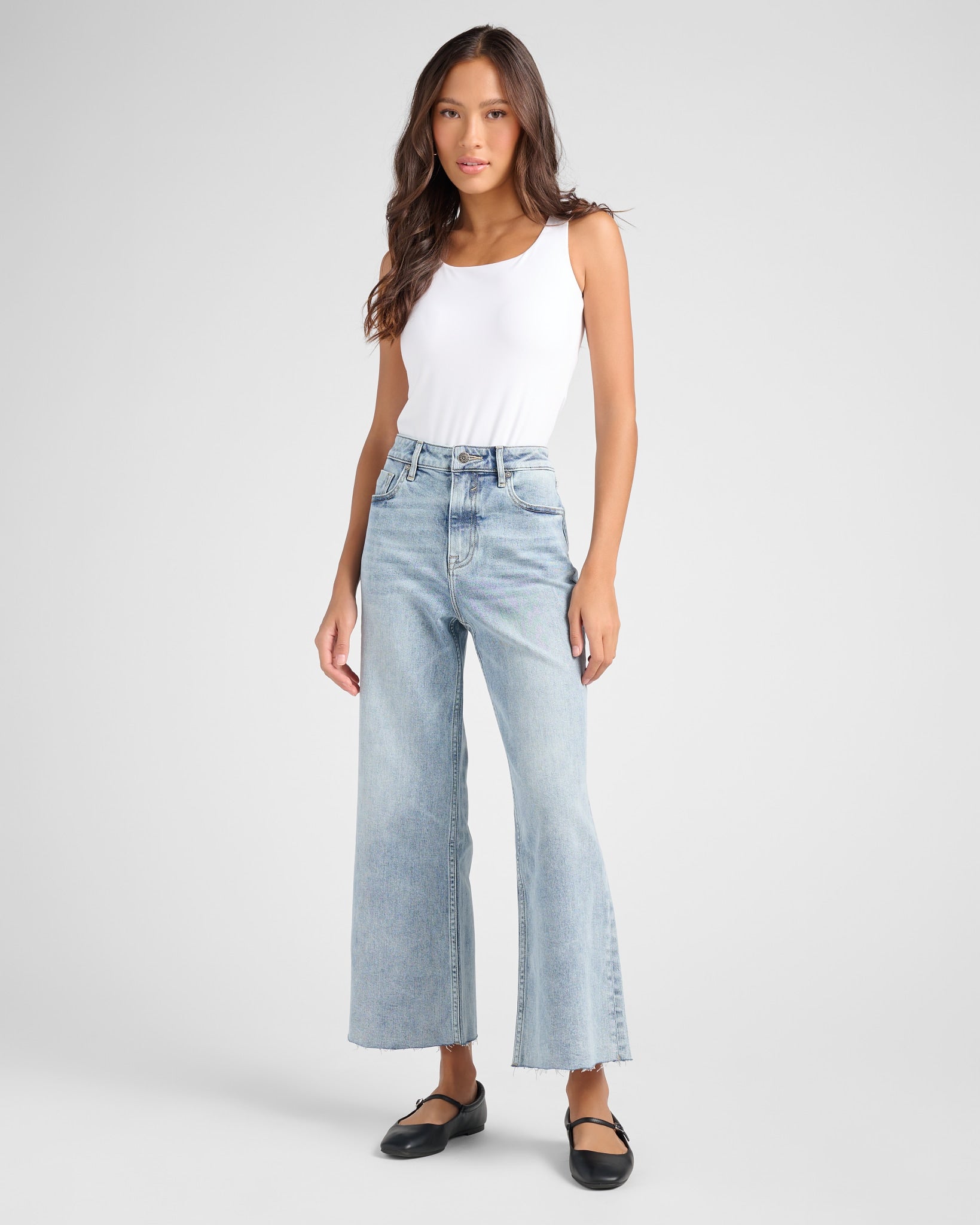 Vigoss Dylan Wide Leg Jeans - Coastal Cool High-Rise – Wantable