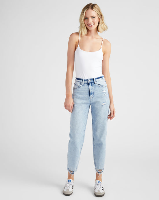 Sweet Nothing $|& Flying Monkey Jeans Super High Rise Barrel Leg Jeans - SOF Full Front