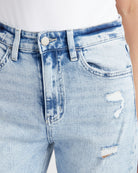 Sweet Nothing $|& Flying Monkey Jeans Super High Rise Barrel Leg Jeans - SOF Detail