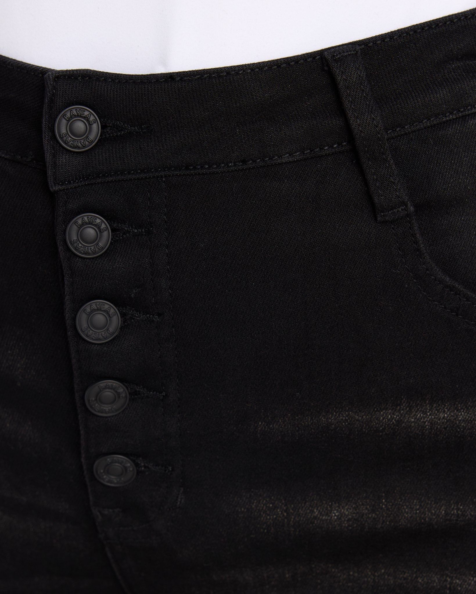Raven $|& Bayeas High Rise Wide Leg With Frayed Hem - SOF Detail
