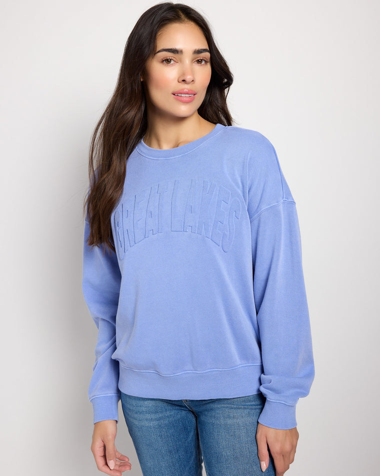 Great Lakes Blue $|& Thread & Supply Comfy Top - SOF Front
