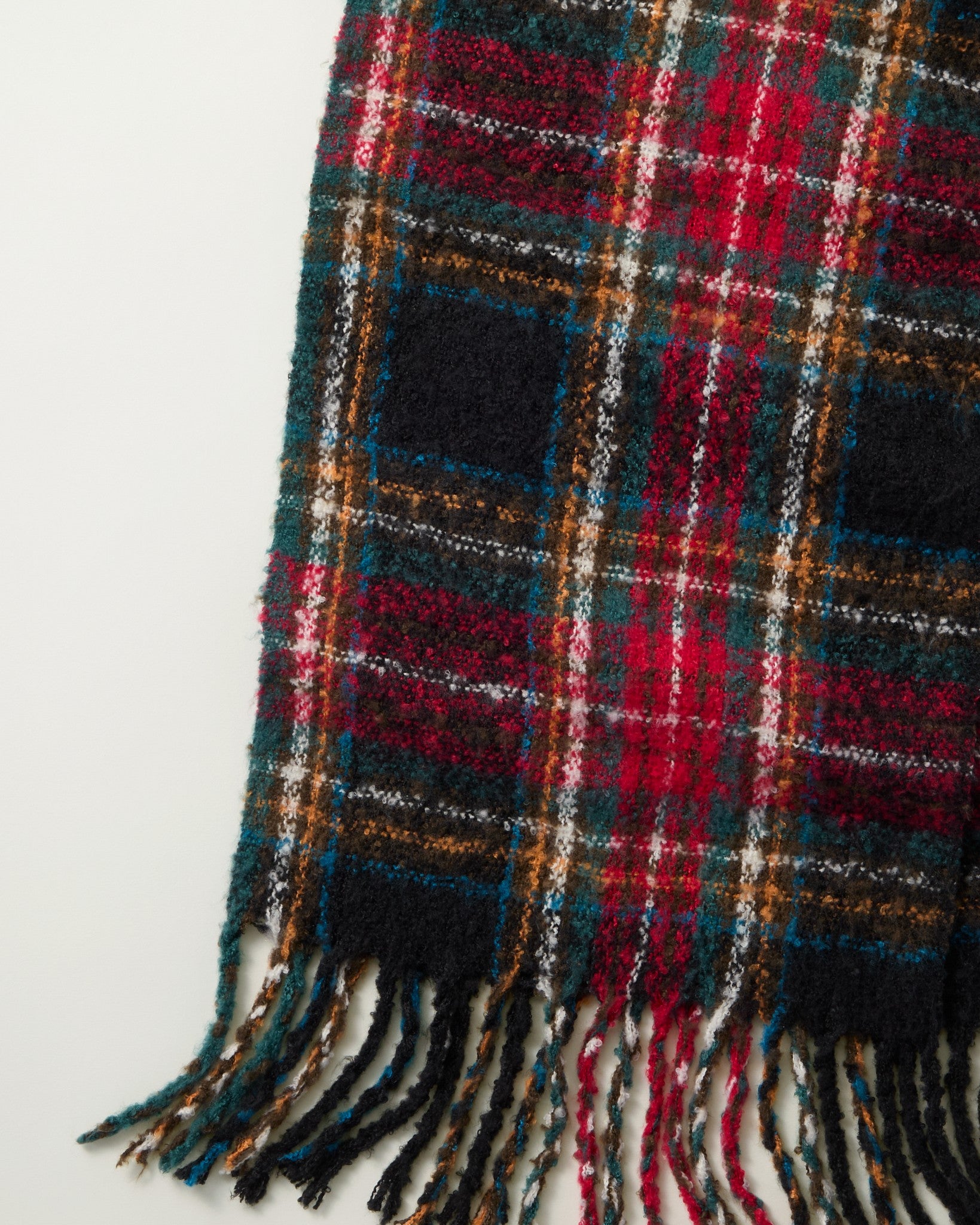 Black $|& David & Young Plaid Scarf
