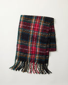 Black $|& David & Young Plaid Scarf - Hanger Detail