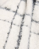 Ivory $|& David & Young Plaid Scarf - SOF Detail