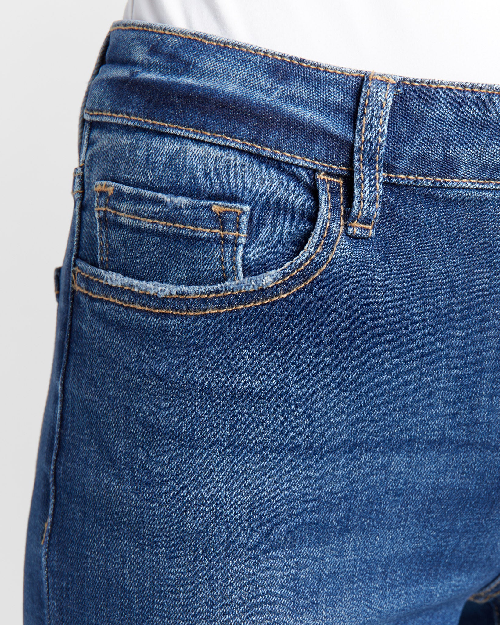 Titillating $|& Lovervet Mid Rise Bootcut Jeans - SOF Detail