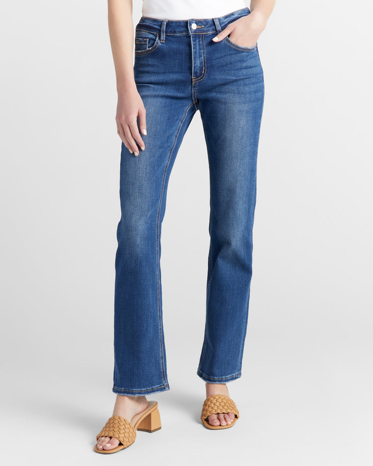 Titillating Blue $|& Lovervet Mid Rise Bootcut Jeans - SOF Front