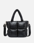 Black $|& Jen & Co. Brittany Puffer Tote - VOF Front