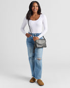 Black $|& Jen & Co. Sloane Crossbody - SOF Full Front