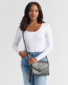 Black $|& Jen & Co. Sloane Crossbody - SOF Front