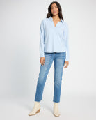 Sky Blue Heather $|& Thread & Supply Taylor Top - UGC On Fig