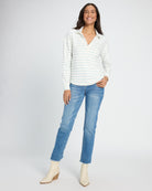White Blue $|& Thread & Supply Taylor Top - UGC On Fig