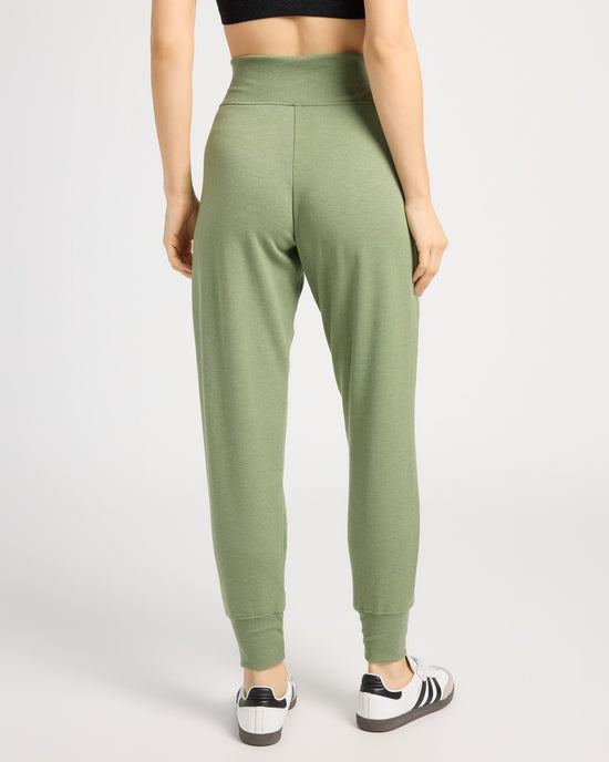 Light Olive $|& Interval Flex Flat Front Jogger - SOF Back