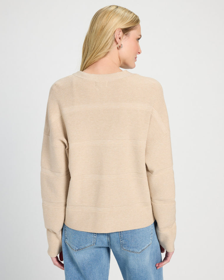 Heather Wheat $|& Thread & Supply Colette Cardigan - SOF Back