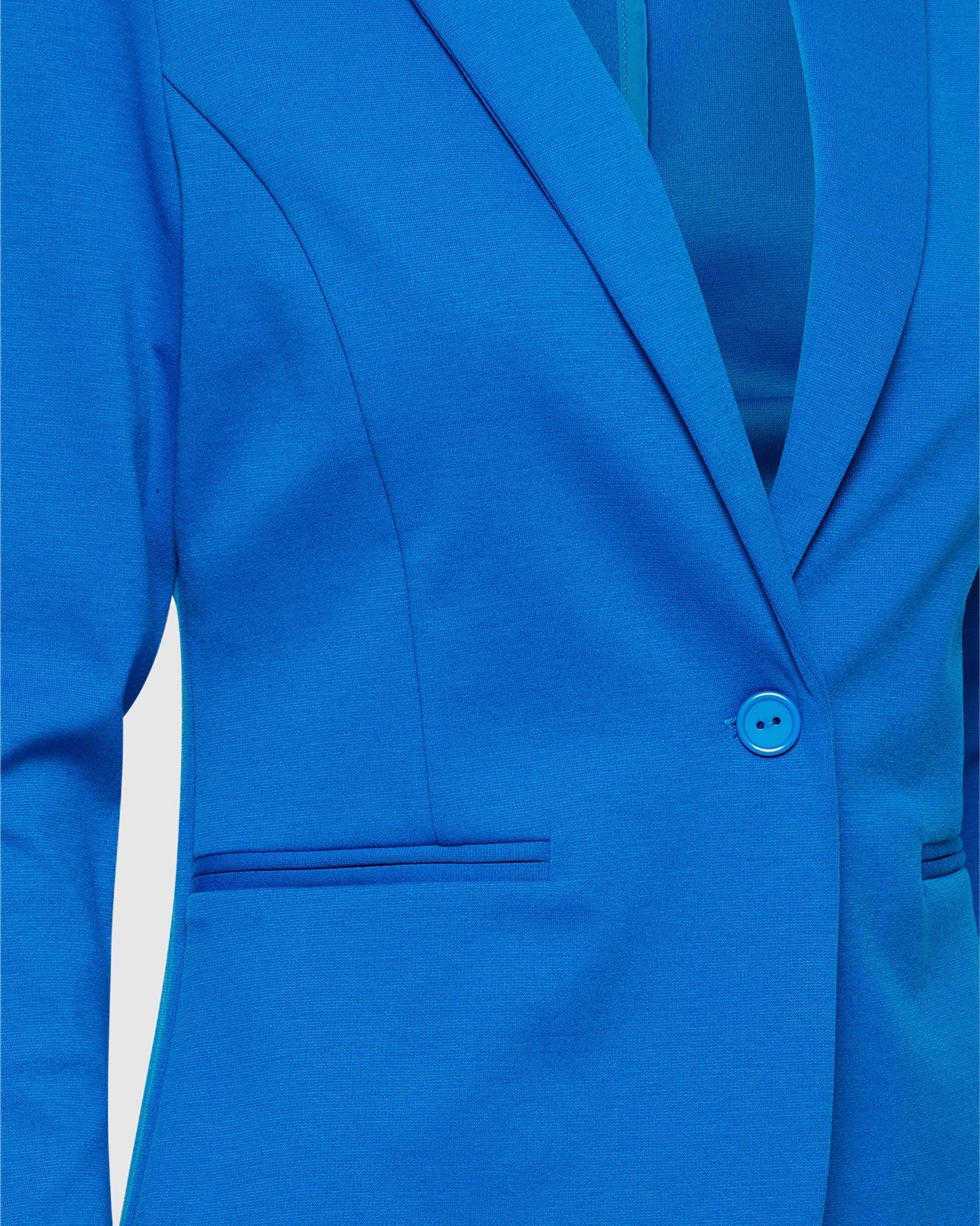 Lapis $|& ICHI Kate Knit Blazer - VOF Detail