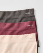 Noturne/Boulevard/Light Pink $|& Capezio Seamless Ribbed Boy Short 3 Pack - Hanger Detail