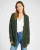 Waffle Long Line Cardigan