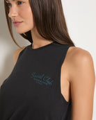 Black $|& Interval Social Club Graphic Tank - SOF Full Front