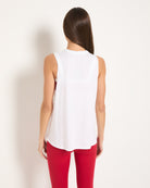 White $|& Interval Loved Grace Muscle Tank - SOF Back
