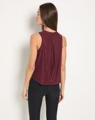 Red Wine $|& Interval FlowHeather Breeze Focus Tank - SOF Back
