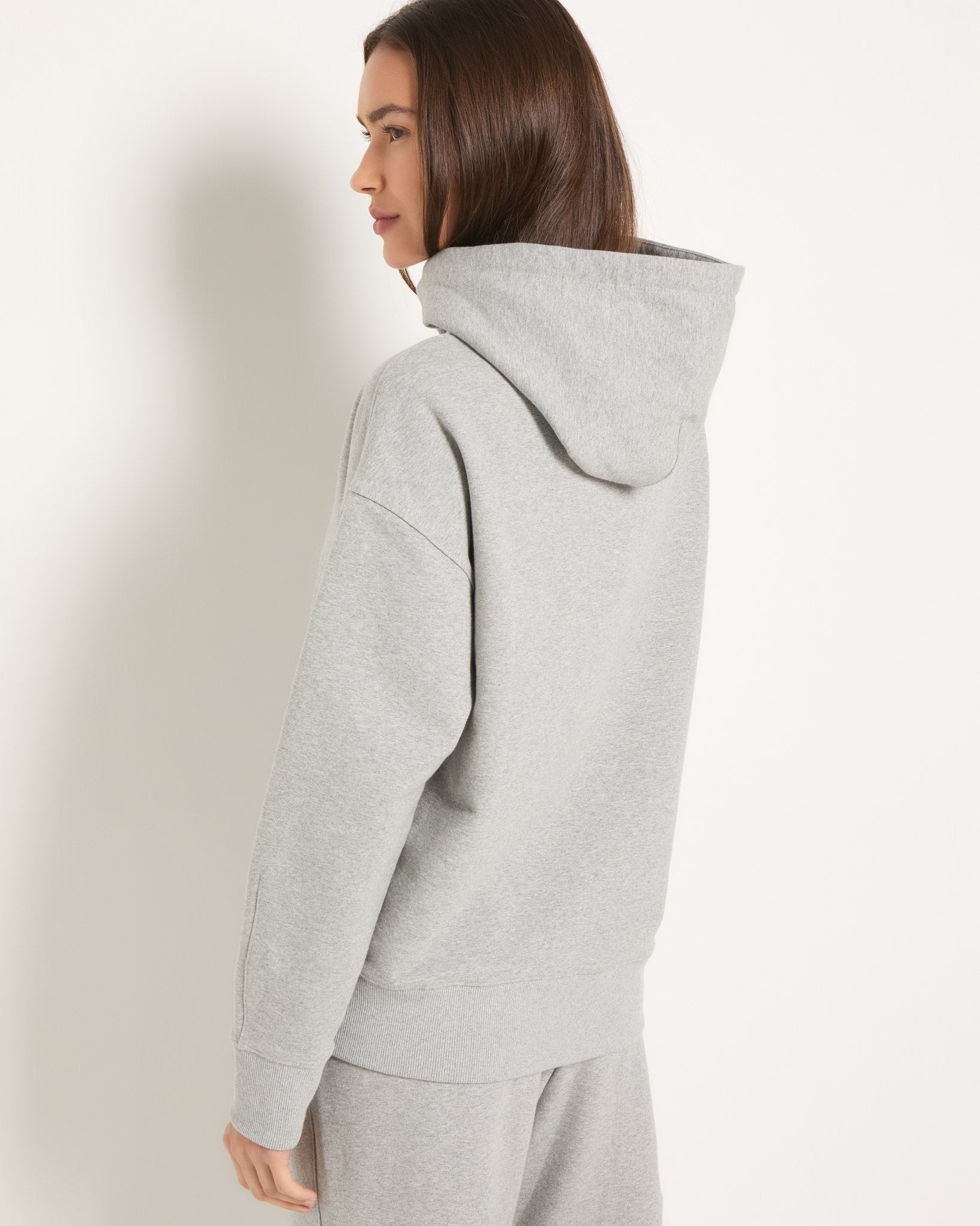Light Athletic Heather $|& Interval Elevate Hoodie - SOF Back