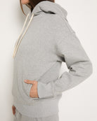 Light Athletic Heather $|& Interval Elevate Hoodie - SOF Full Front