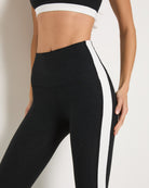 Night Sky/White $|& Interval FlowHeather Sculpt Ascend Leggings - SOF Full Front