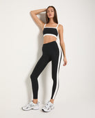 Night Sky/White $|& Interval FlowHeather Sculpt Ascend Leggings - UGC On Fig