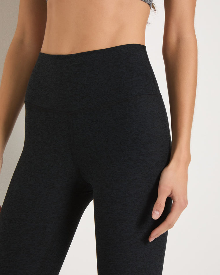 Night Sky Black $|& Interval Aura Spacedye Mini Flare Legging - SOF Full Front