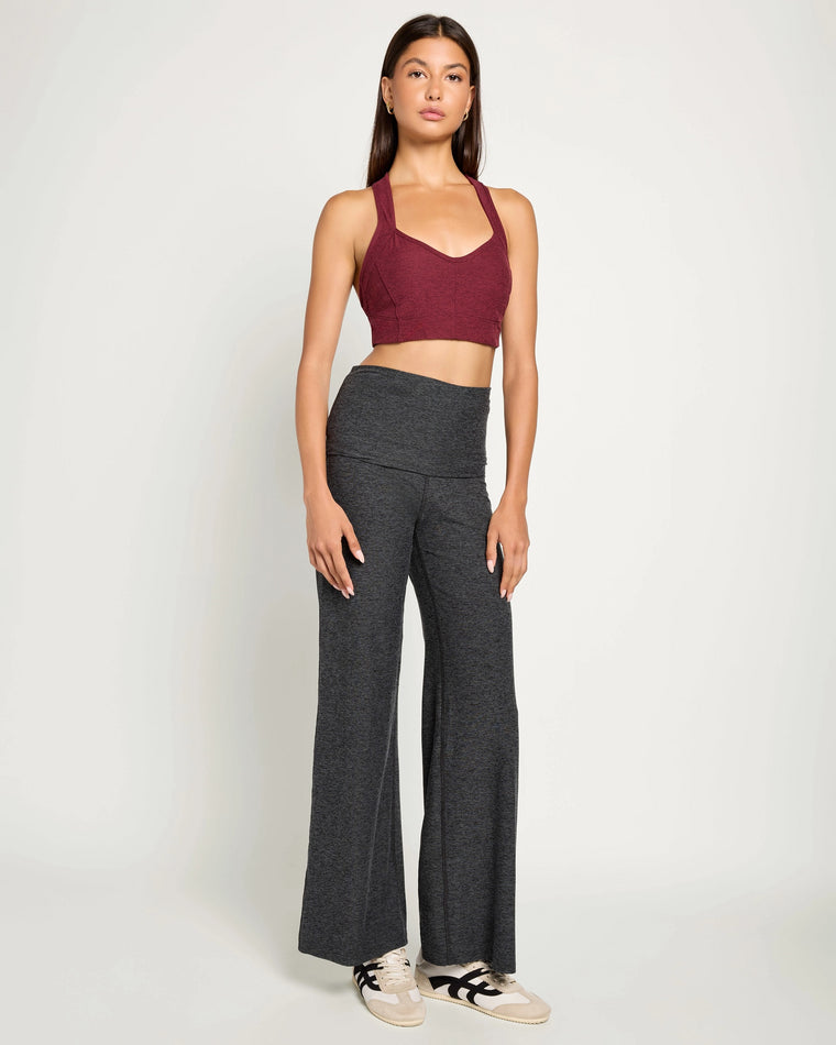 Red Wine $|& Interval FlowHeather Sculpt Halo Bra - UGC On Fig
