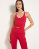 Stride Spacedye V-Neck Long Crop Tank