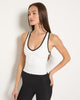 Stride Spacedye V-Neck Long Crop Tank