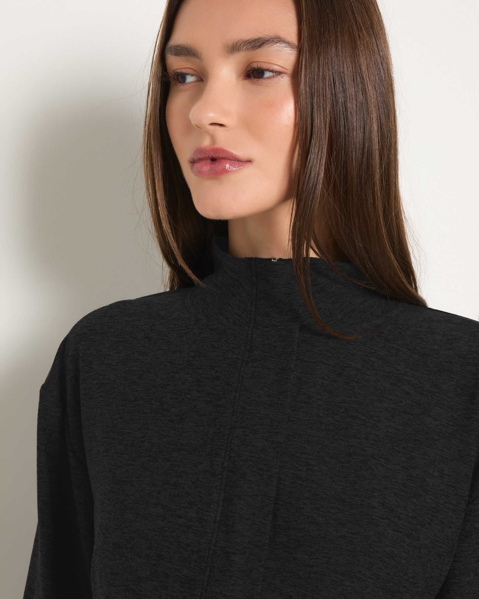 Night Sky $|& Interval FlowHeather Drift Pulse Pullover - VOF Front