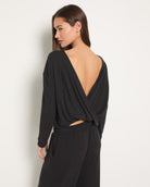 Black $|& Interval Hacci Harmony Top - SOF Back