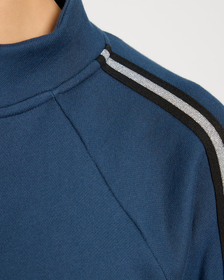 Ink Navy $|& Interval Ace Track Jacket - SOF Full Front