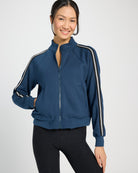 Ink Navy $|& Interval Ace Track Jacket - SOF Front