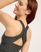 Heather Charcoal $|& Interval FlowHeather Sculpt Engage Tank - VOF Front