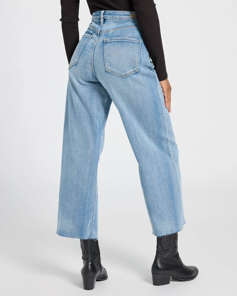 Weir Canyon Blue $|& Liverpool The Stride High Rise Wide Leg Jeans - SOF Back