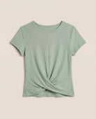 Sage $|& Interval Boost Twist Tee - Hanger Detail
