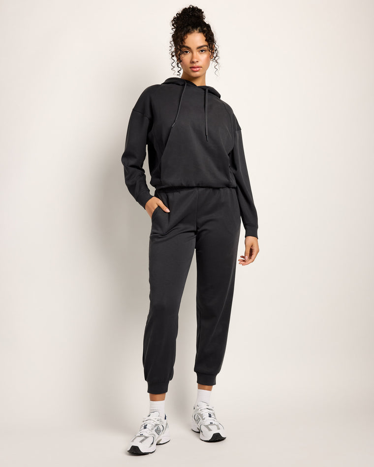 Black $|& Interval Sojourn Double Knit Hoodie - UGC On Fig