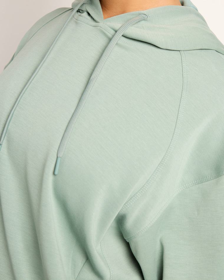 Sage $|& Interval Sojourn Double Knit Hoodie - SOF Full Front