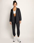 Black $|& Interval Double Knit Nomad Jacket - UGC On Fig